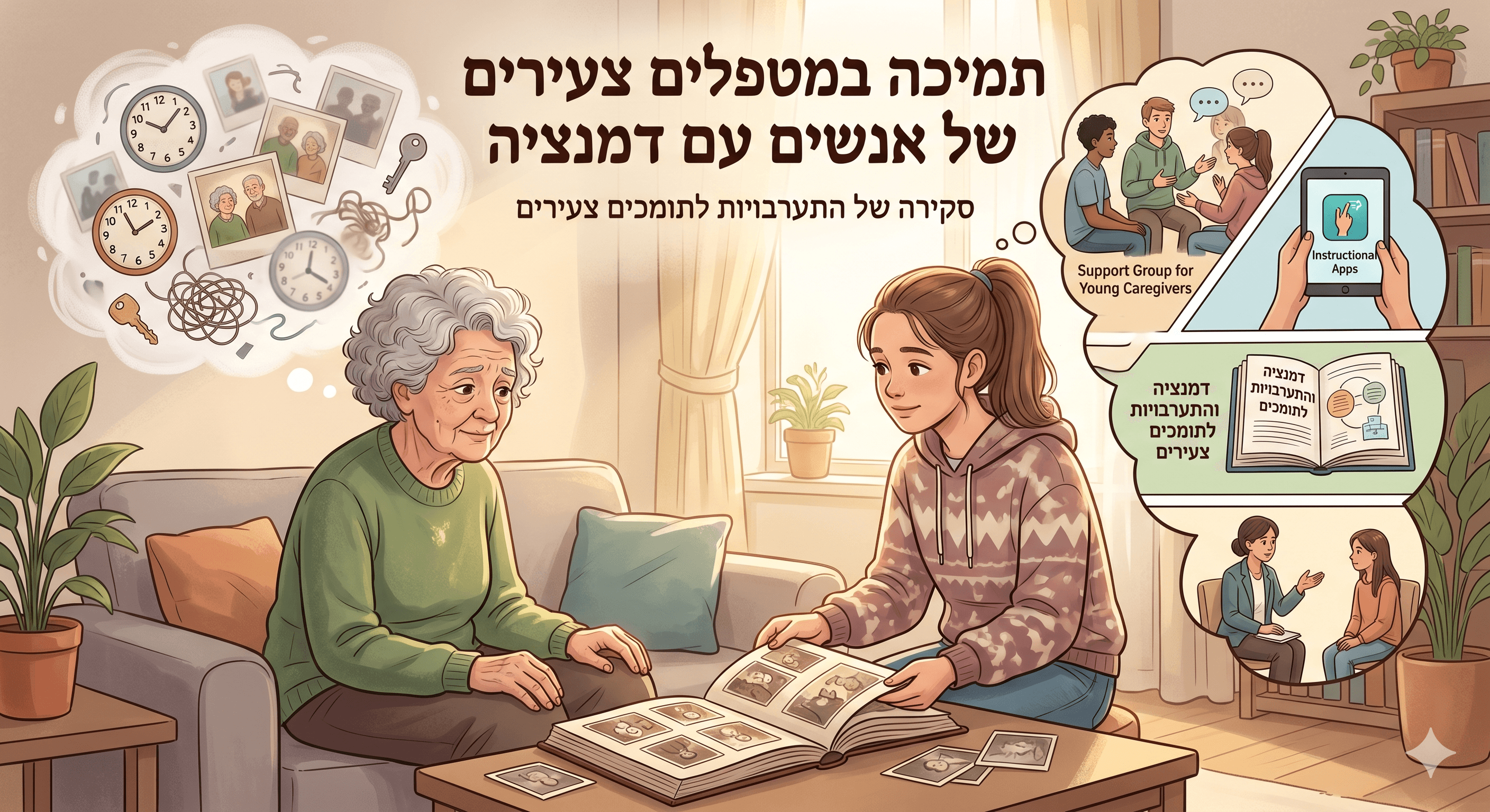 סבא שוב שאל איפה המפתחות: איך מסבירים לילדים שזו לא רק שכחה?