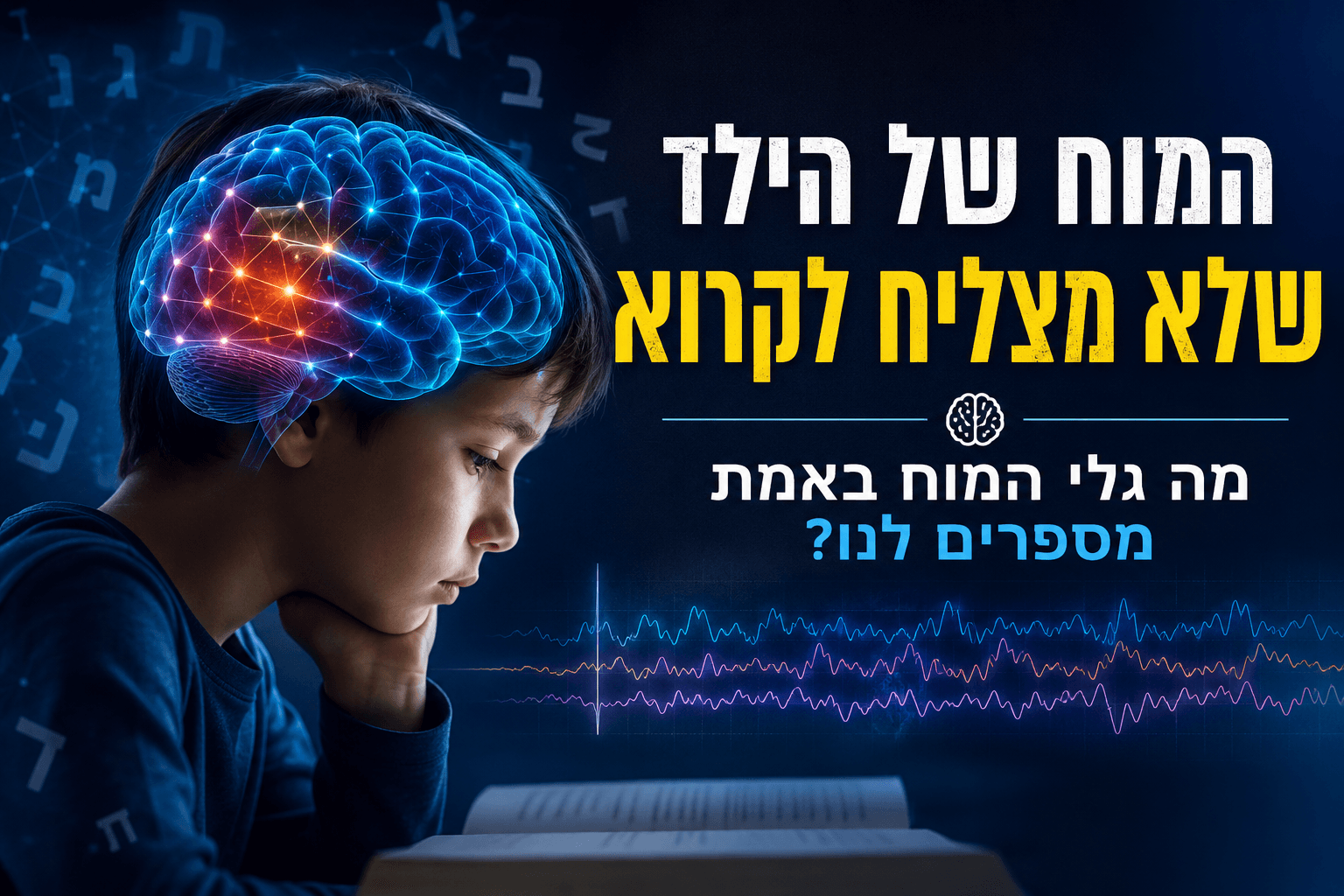 אבחון וטיפול בדיסלקציה באמצעות גלי מוח